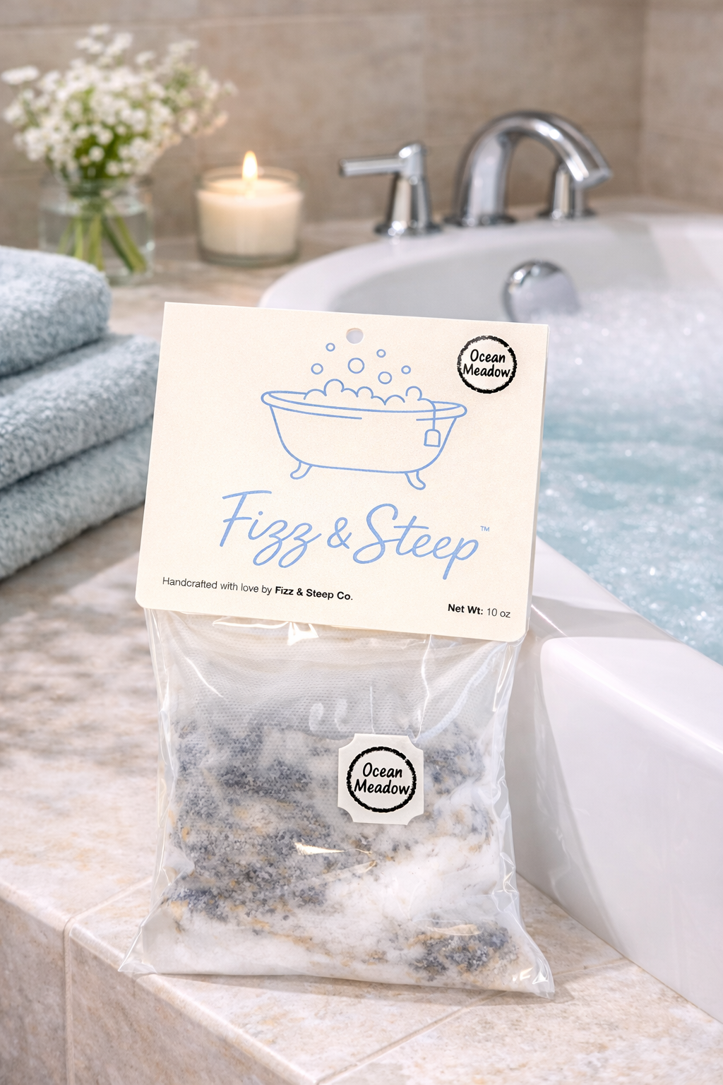 Ocean Meadow™ Bath Bomb Tea Bag