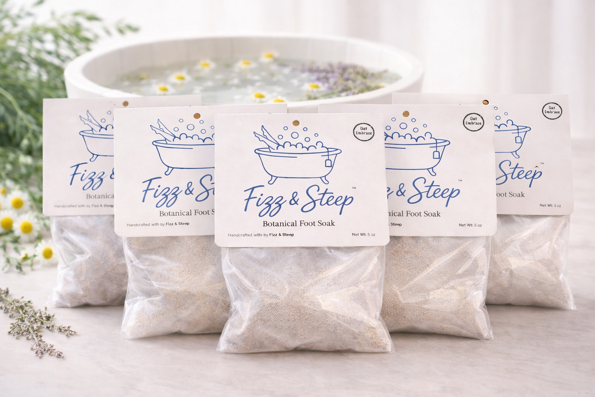 Botanical Foot Soak 5-pack – Fizz & Steep