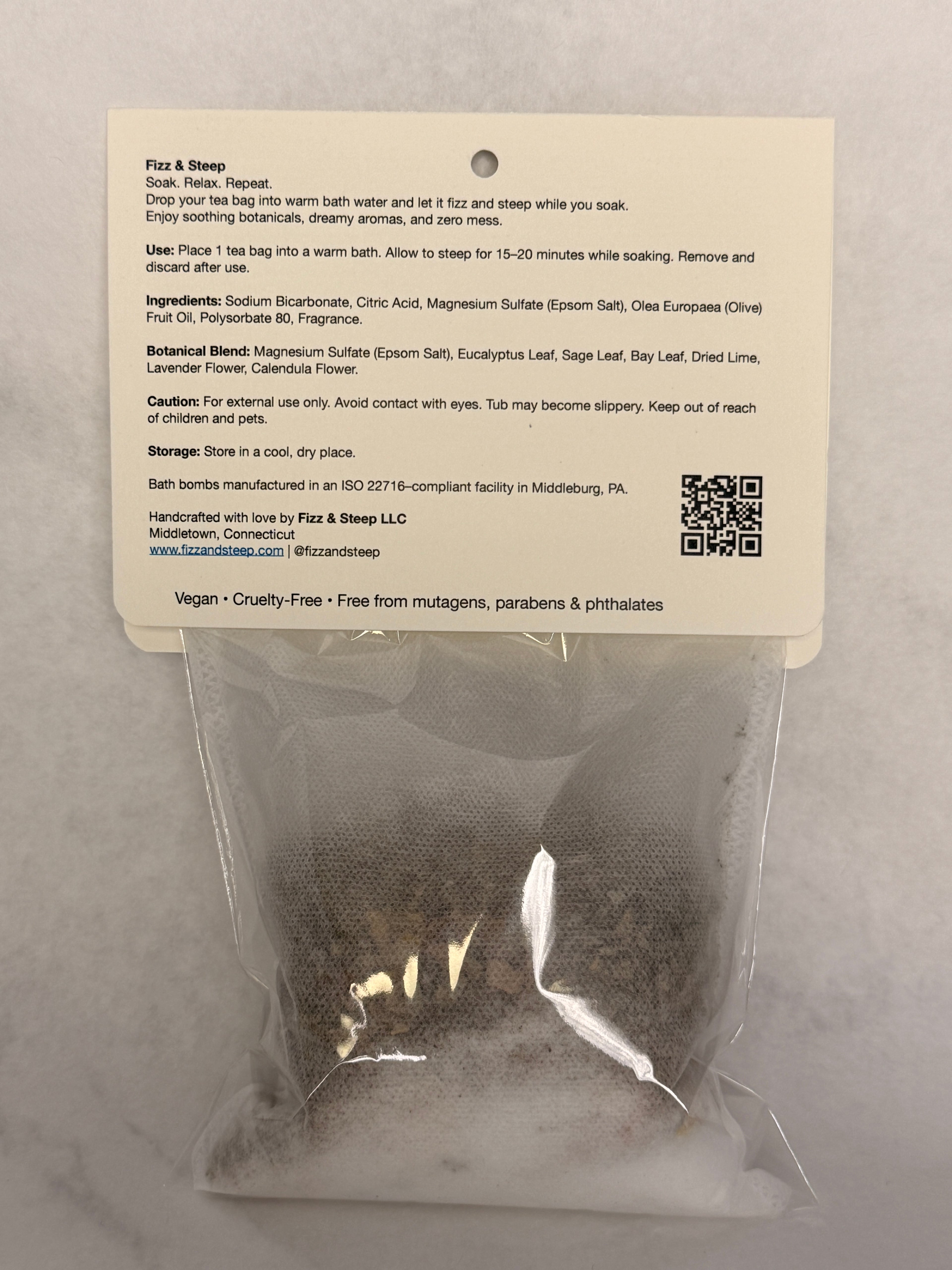 Ocean Meadow™ Bath Bomb Tea Bag