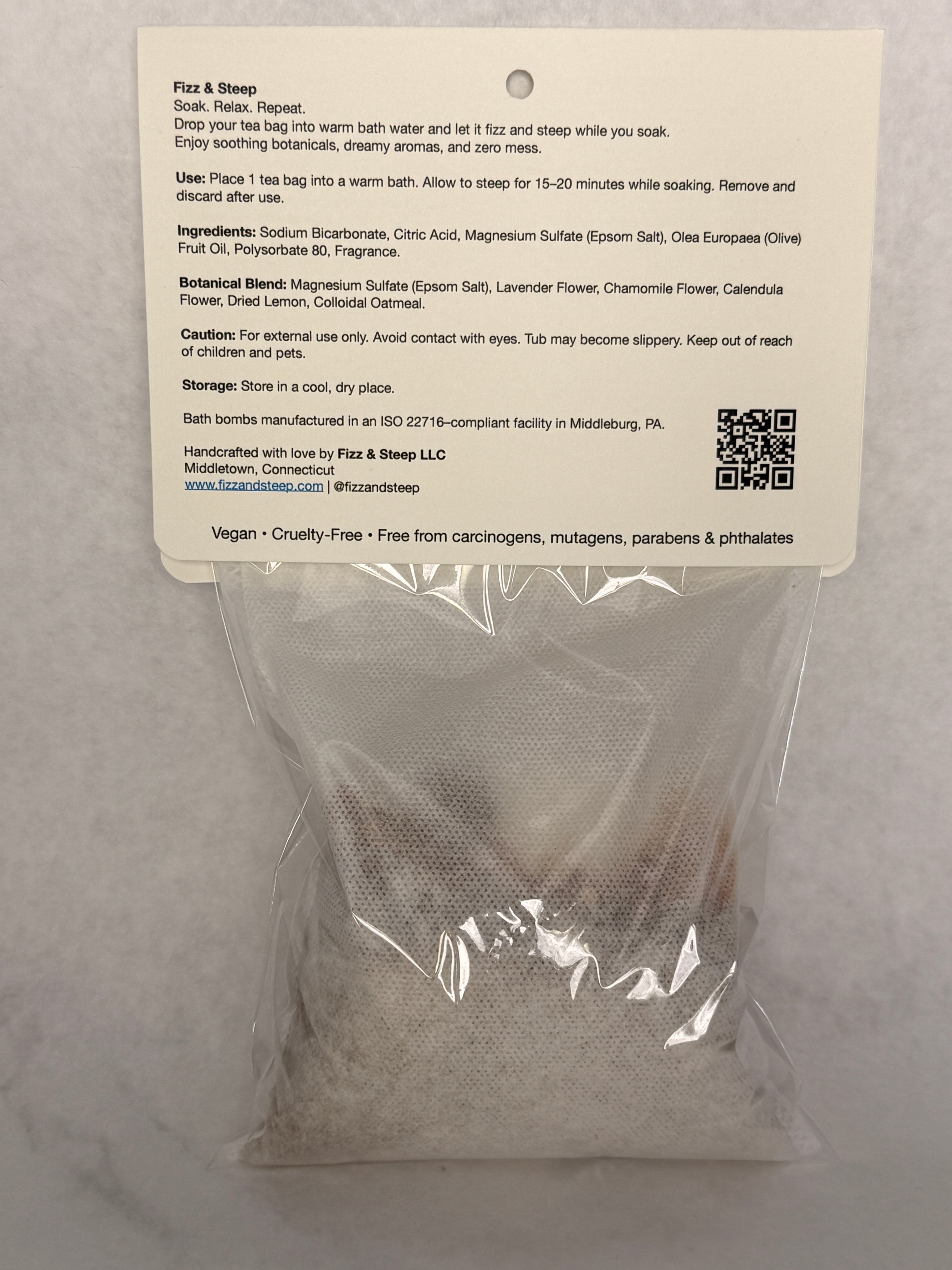 Lavender Drift™ Bath Bomb Tea Bag