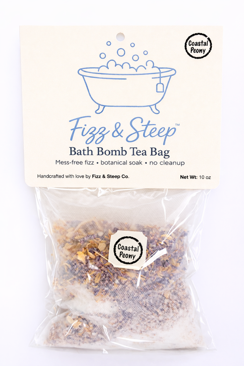 Coastal Peony™ Bath Bomb Tea Bag